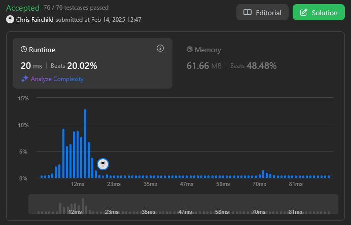 Neetcode 150 — Problem 1 + Self Intro | by Christopher Fairchild | Medium