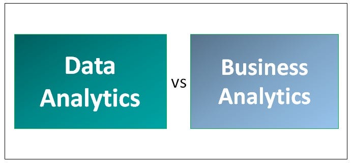 Differences Between Business Analytics and Data Analytics | by Tutort ...