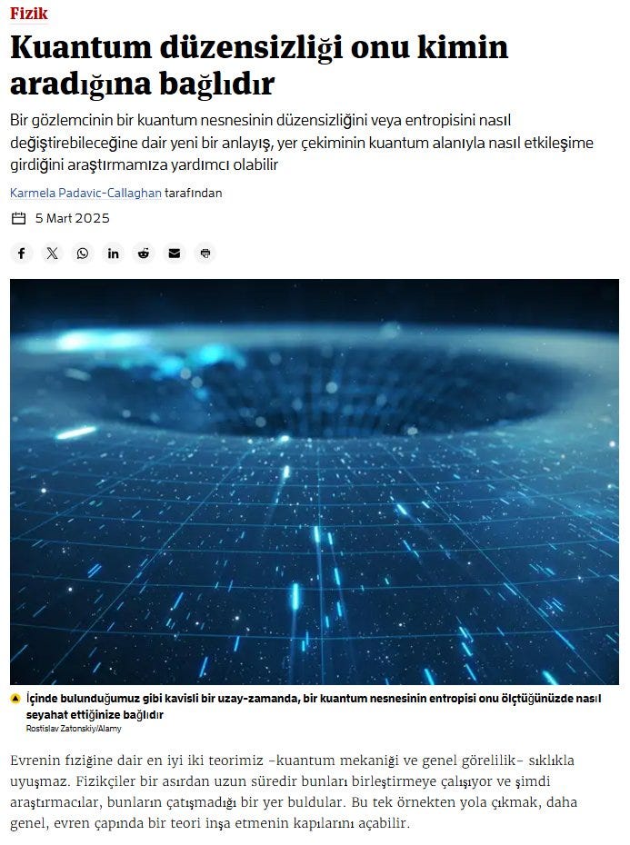 Görsel kaynağı: New Scientist. Çeviri: Google