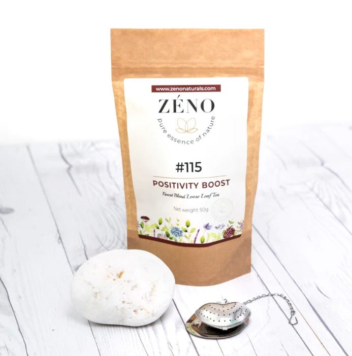 Shop mood boosting herbal tea online by Zenonaturals User Medium
