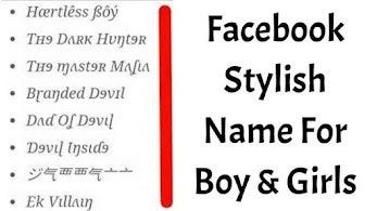 New Stylish Name Facebook Account 2023 - tips & tricks - Medium