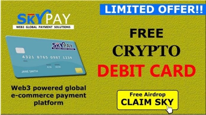 SKYPAY is Blockchain Innovation credit and check cards business | by  Cookiekooke | Medium
