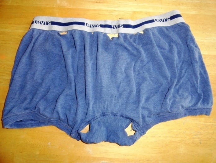 Holey Underwear. Imagine being on vacation with a group…, by Jameen Willis