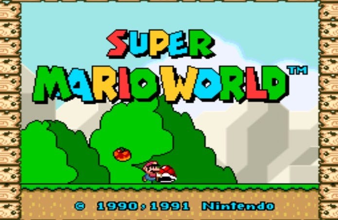 Capa para celular - Super Mario World