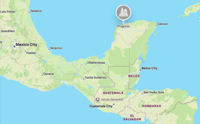 Apple Maps screenshot.