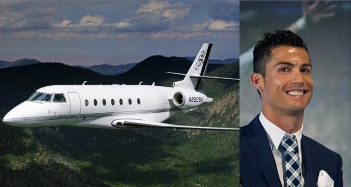 Cristiano Ronaldo 'buys Gulfstream Private Jet for €19million' | by Divya  Prajapat | Medium