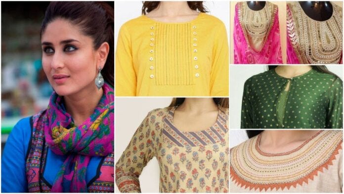 13 MUST HAVE STYLISH KURTI NECK DESIGNS FOR THE MODERN WOMAN