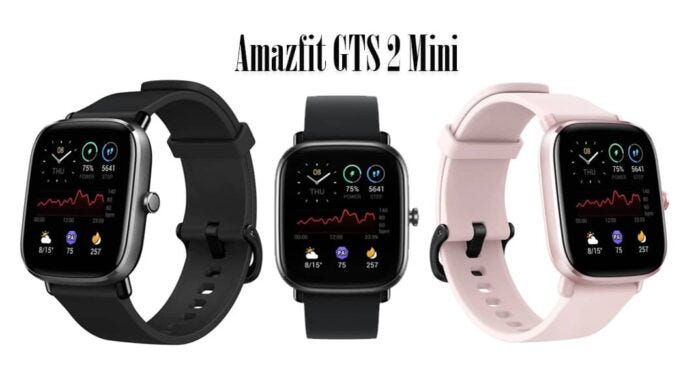 Amazfit-GTS 2 Mini : Smartwatch sportive, reconditionnée - Test et