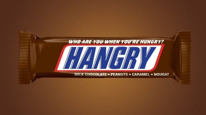Snickers Youre Not You When Youre Hungry Campaign