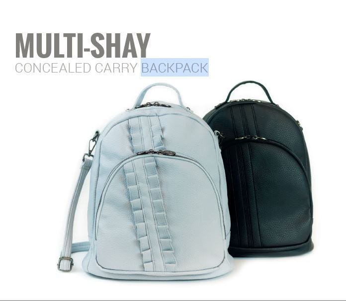 MultiShay Conceal Carry Backpack by Damsel in Defense by Sherri