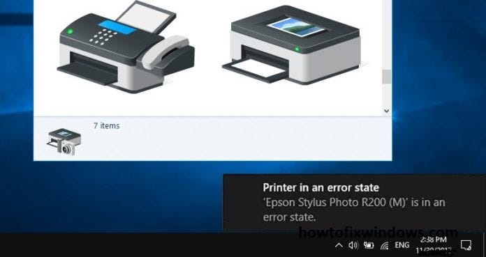 Fix Windows 10 “printer is in error state” | by Windows 11 and Windows ...