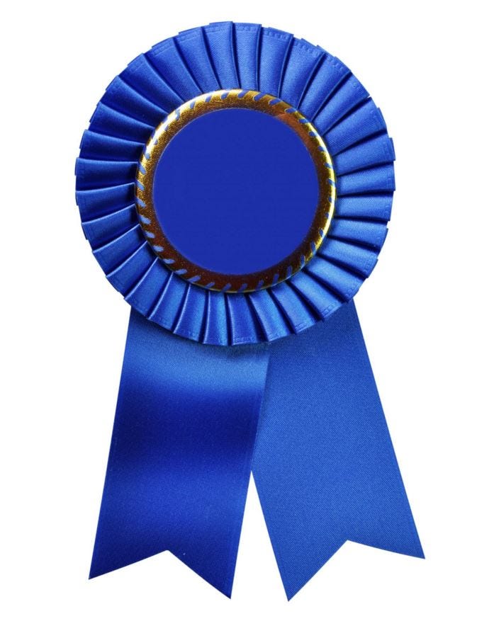 blue ribbon