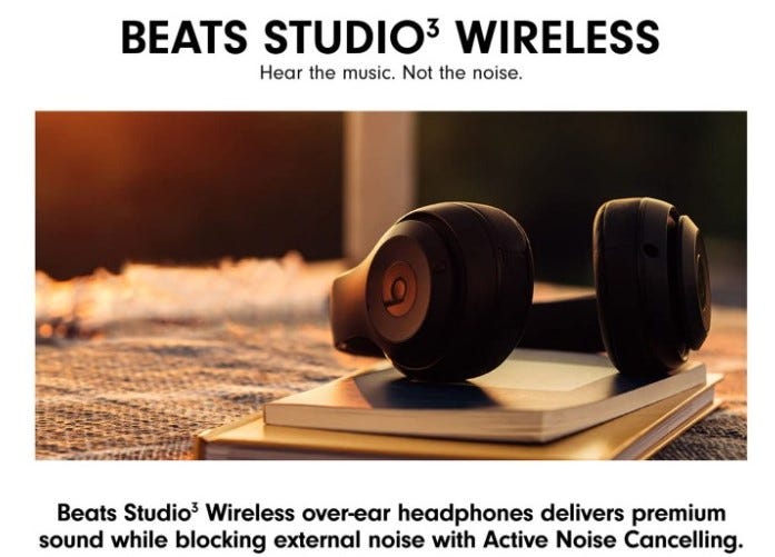 Beats Studio3 Wireless Noise Cancelling OverEar Headphones Review Medium