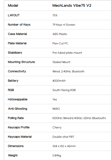 Vibe75 v2 Mechanical Keyboard - Airman 4