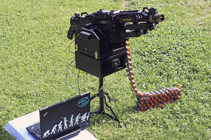 Someone Just Built a Robot Sentry Gun | by Robert Beckhusen | War Is Boring  | Medium