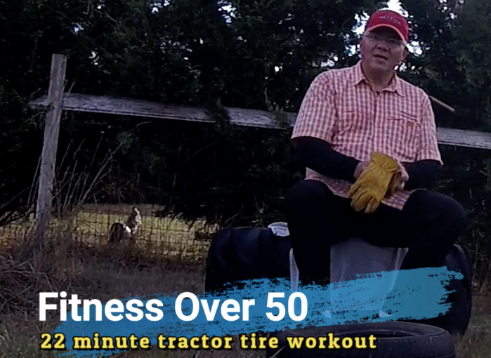 Fitness Over 50 22 minute tractor tire workout by Marvin McKenzie