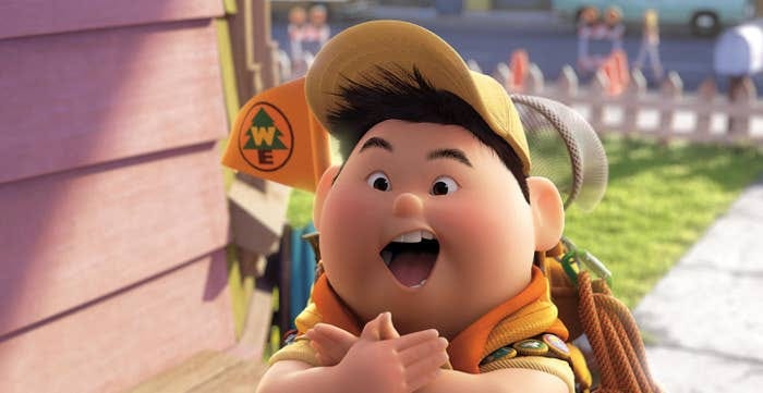 Although Russell was not the focus character of the movie, he did, however did strike a chord with me for certain reasons, many years later. Photo source from Disney/ Pixar (2009). Image source from the author.