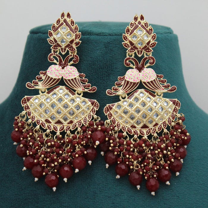 meenakari earrings