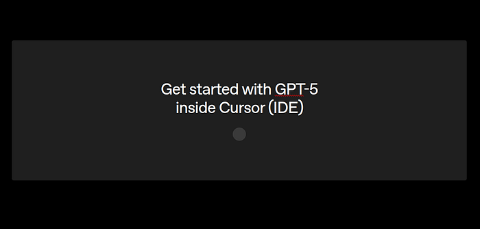 How to use ChatGPT-5 in Cursor IDE