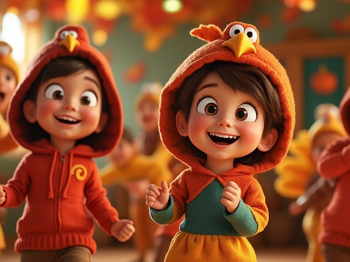 Turkey Wobble & More | Thanksgiving Songs for Kids #nessasplayhouse
