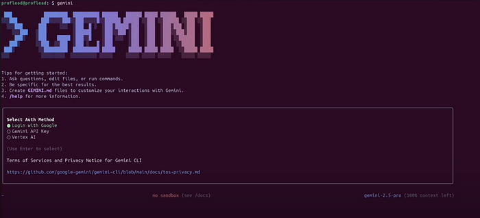 Run and Log In