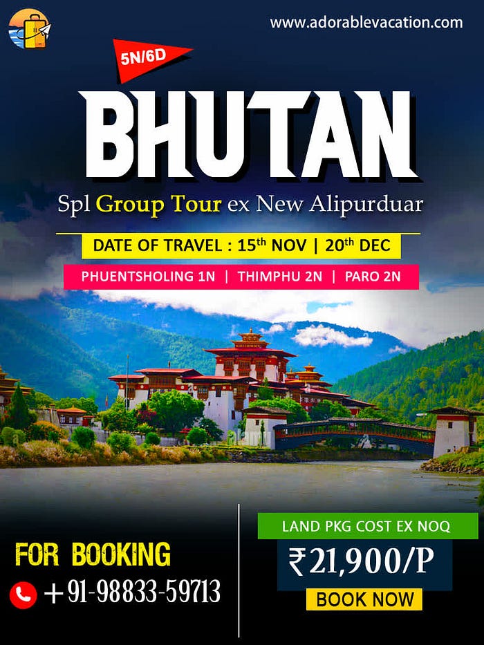 Bhutan packages from Delhi