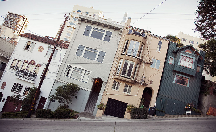 Tilted SF: Flat Streets, Tipsy Houses — The Bold Italic — San Francisco |  by The Bold Italic | The Bold Italic