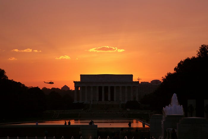 Sunset in Washington D.C. / Photo by Jim Weatherford on Unsplash