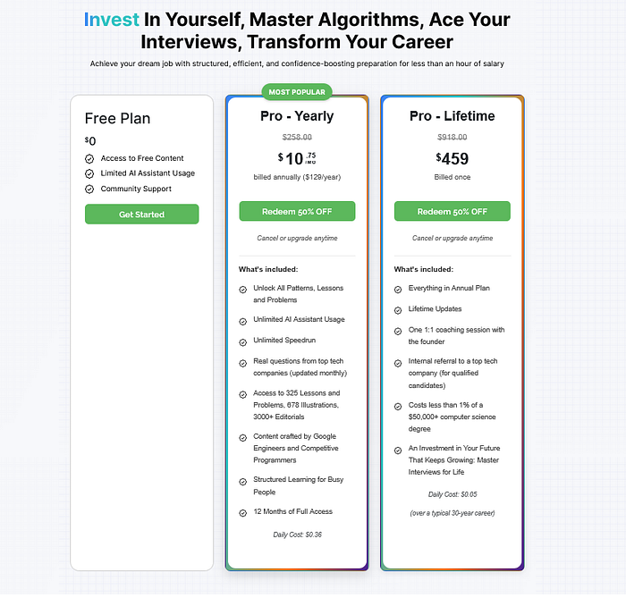 algomonster Black Friday and Cyber Monday SALE