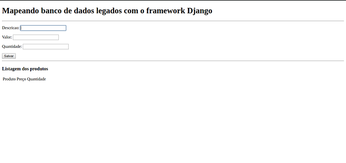 Teste Aplicação