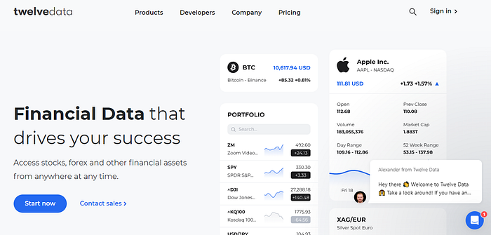 Twelve Data Financial Data