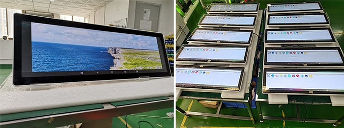 Indoor LCD digital signage for transportation system