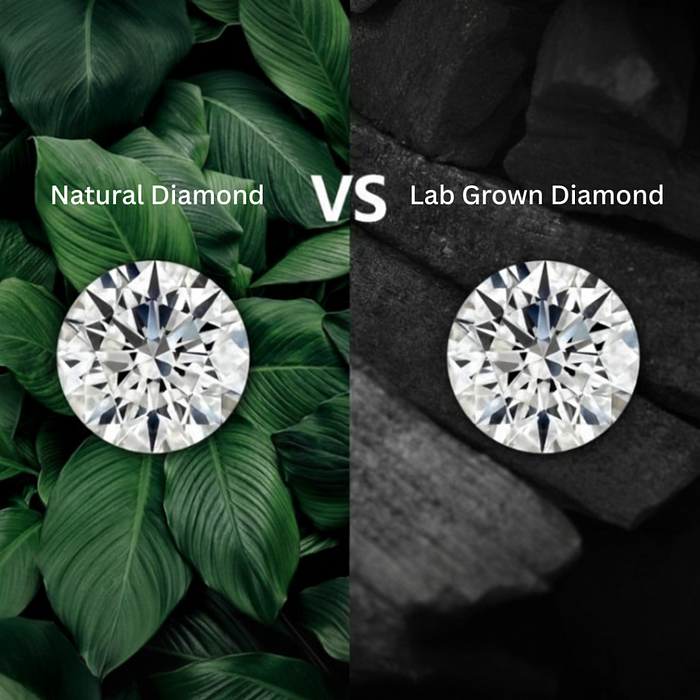 Comparison of lab-grown diamonds vs natural diamond jewelry highlighting affordability, demand trends, and luxury market differences