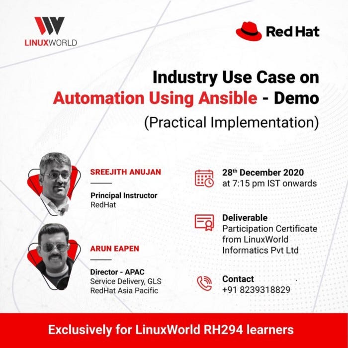 Session with Great-Personalities of RedHat Industry Use Case on ...