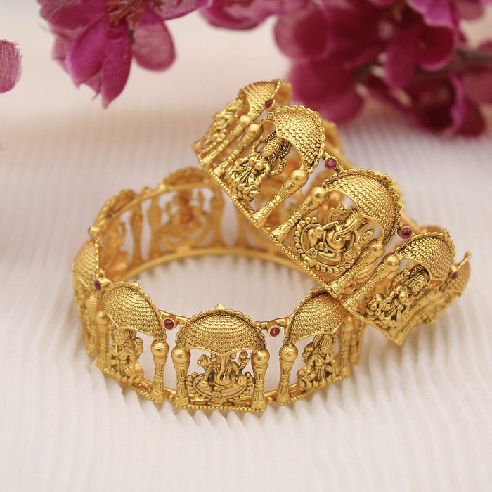 temple design bangles