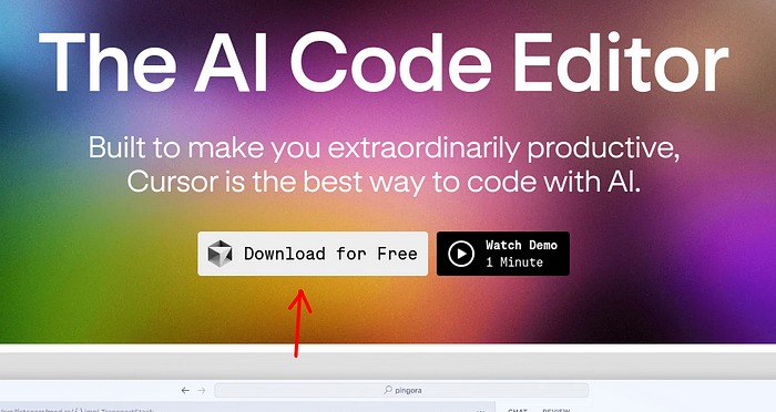 Download the Cursor AI