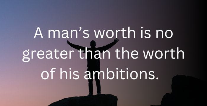 ambition quotes and sayings