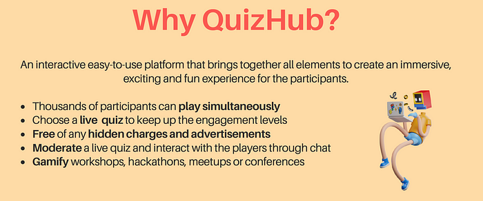 Quizhub features