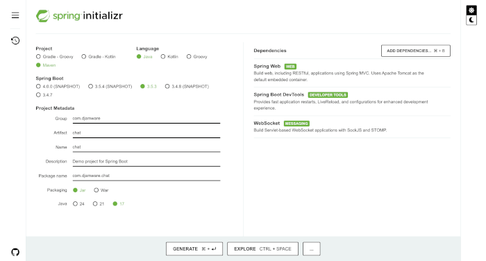 Real-time Chat App with Java WebSocket and Spring Boot | by Didin ...