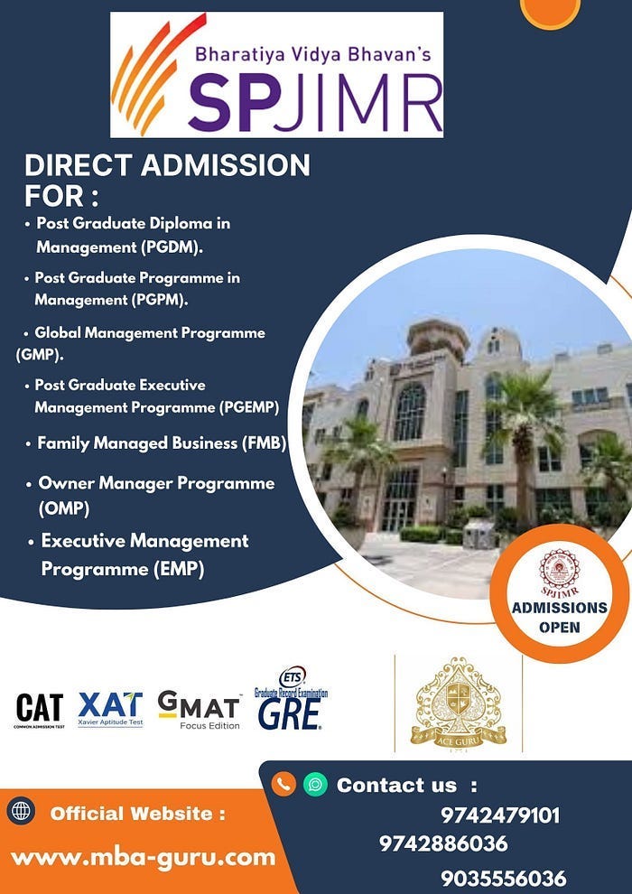Sp Jain Mumbai Entrance Exam For Mba SP Jain Mumbai Management Quota for Direct Admission in SP Jain MBA