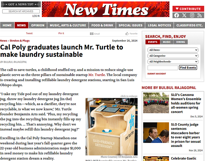 New Times SLO Article