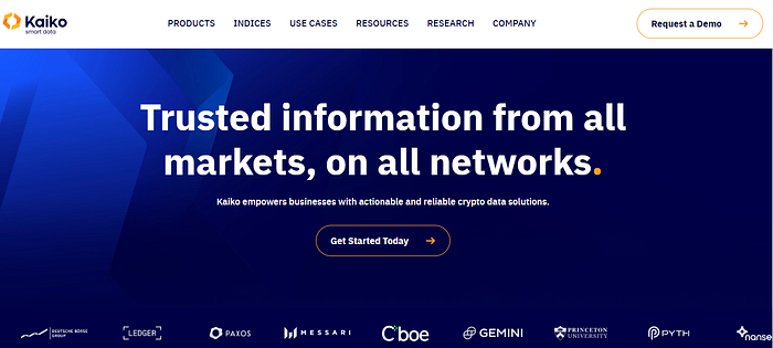 Kaiko Financial Data