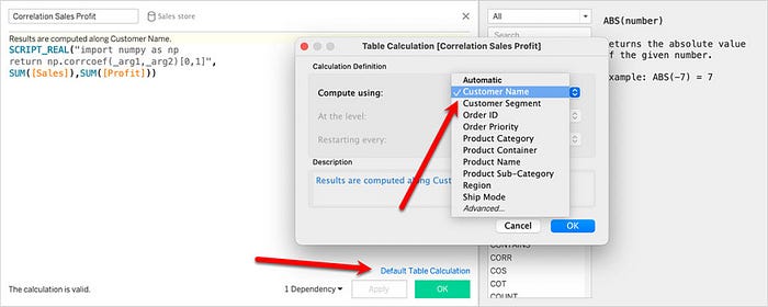 automatic customization of the analysis tool