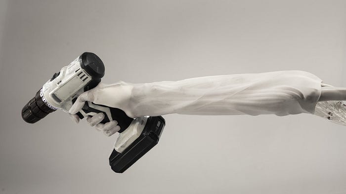 clone hand using drill