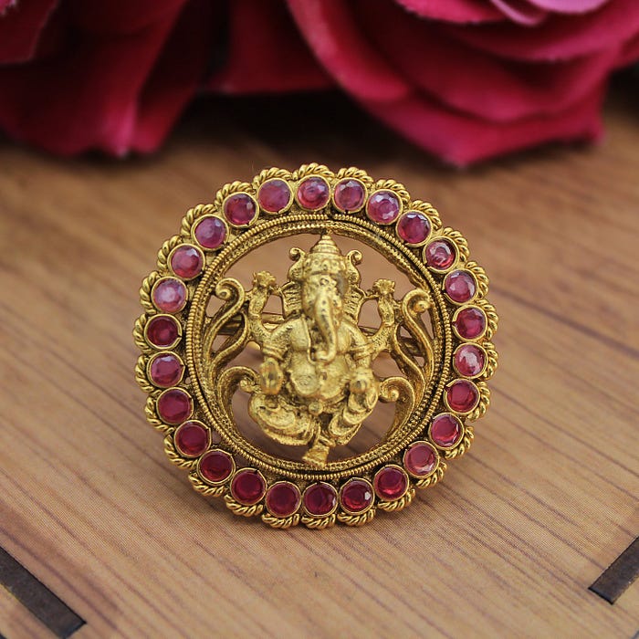 ganesh theamed ring