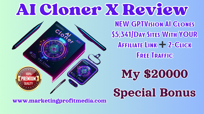AI Cloner X Review — Free Traffic with AI-Built Sites in 1 Click