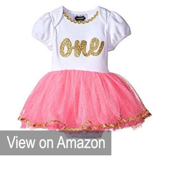 amazon first birthday dress Girls Abby Cadabby 1st Birthday & Cake Smash Outfit Top - Tutu