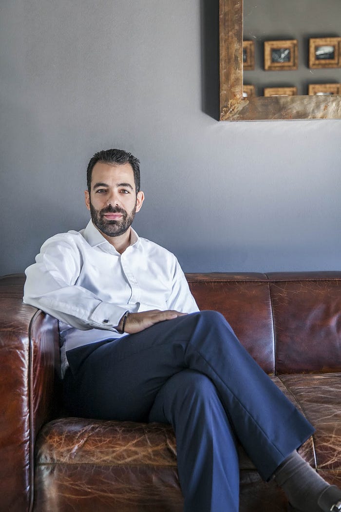 Blueground COO and Athens GM Thanos Geramanis at Blueground???s Kifisia office