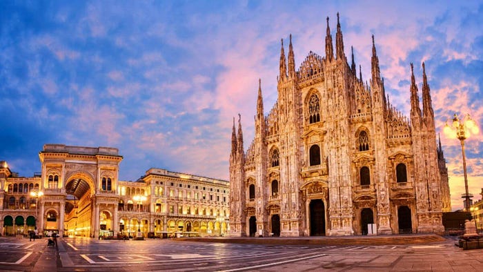 The Duomo in Milan, a symbol of Italian architecture beyond Rome’s ancient heritage.