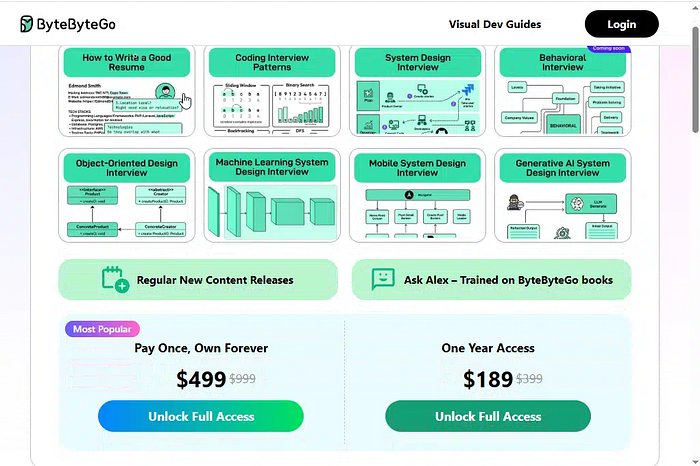 ByteByteGo Courses vs ByteByteGo Books? Which one is better for System Design Interviews